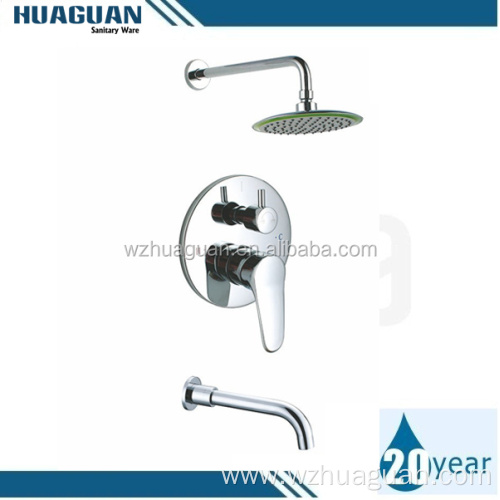 Brass concealed shower mixers faucets for bathroom